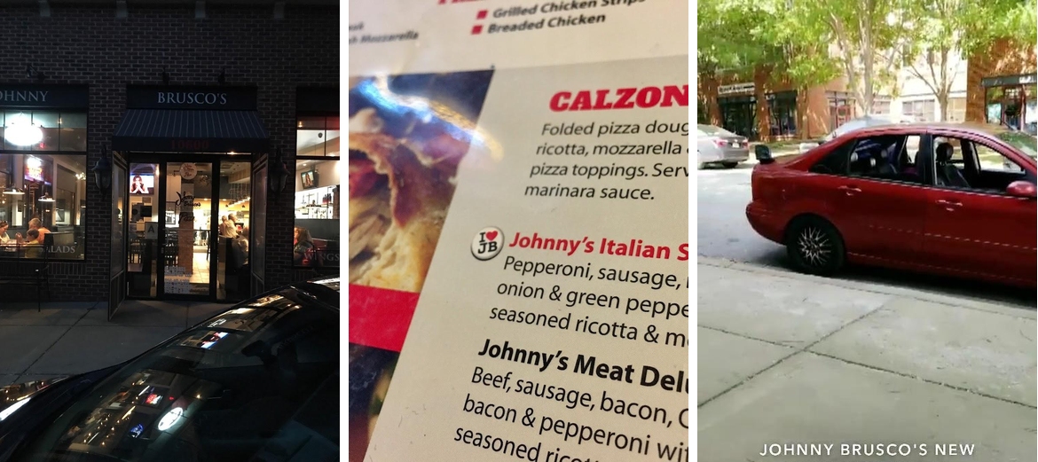 Johnny Brusco's New York Style Pizza Menu